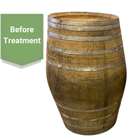 Untreated Butt Irish Whiskey Barrel - Grade B